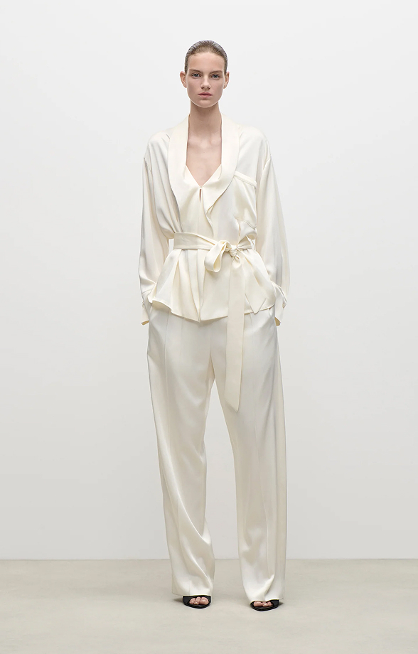 Alba Blouse In Ivory