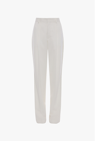 Tailored Straight Leg Trouser In Ivory