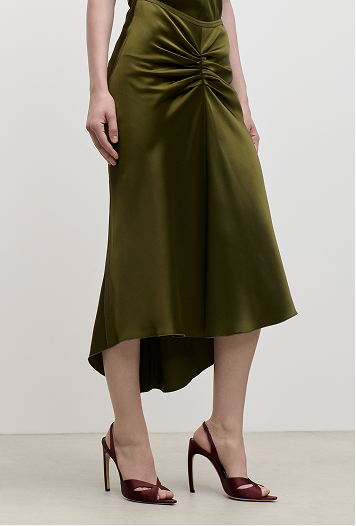 Bela Midi Skirt In Green