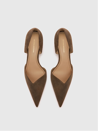 Victoria Angle D'Orsay Pump 55 Suede