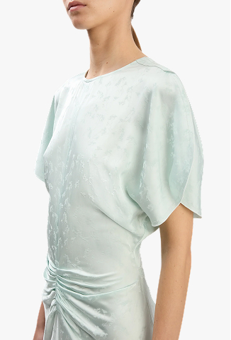 Bela Midi Dress In Aquamarine