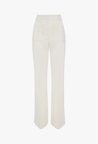 Alina Trouser In Ivory