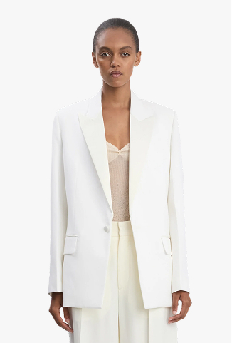 Tailored Jacket In Ivory