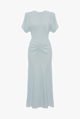 Bela Midi Dress In Glacial Blue