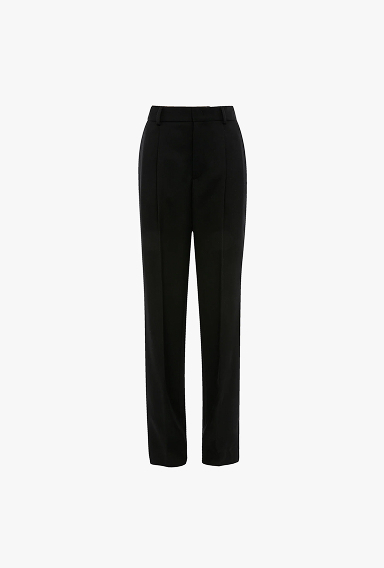 Tailored Straight Leg Trouser In Black