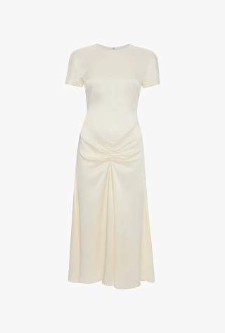 Blaire Midi Dress In Ivory