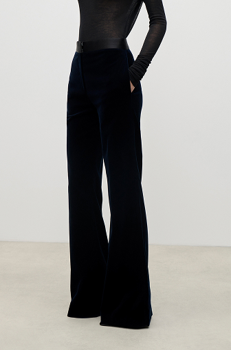 Alina Trouser In Dark Navy