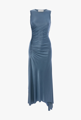 Twist Dress In Stone