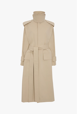 Philippa Trench Coat In Beige