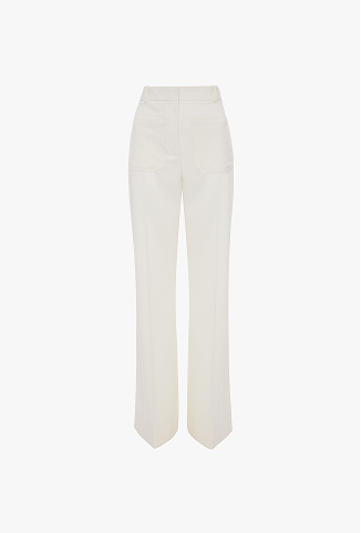 Alina Trouser In Ivory