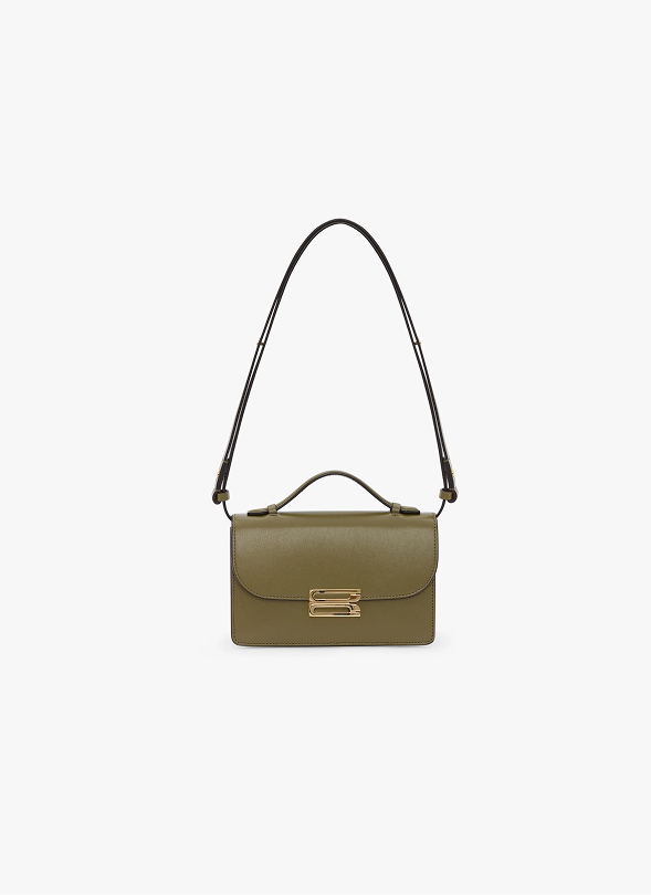 Dorian Bag Small In Cactus Green Leather
