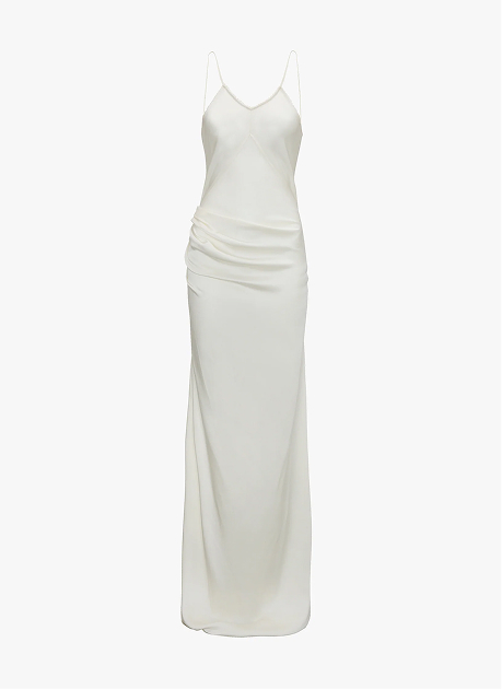 Cami Floor-Length Dress In White
