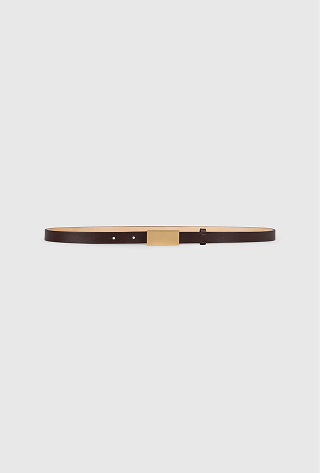 Portofino Mirror Belt Micro 15mm Shiny Calf Leather