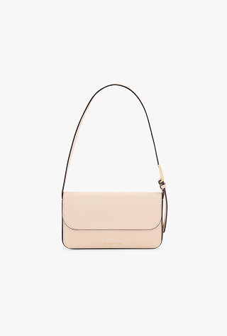 Dorian Pocket Bag In Pale Rose Leather