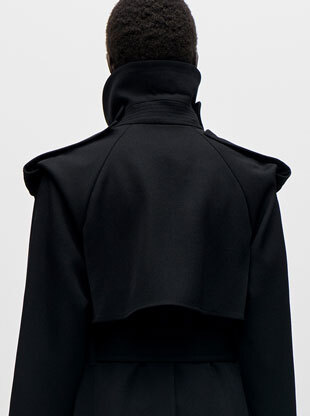 Philippa Trench Coat In Black