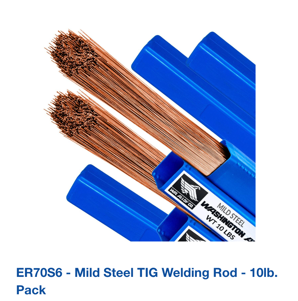 ER70S6 - Mild Steel TIG Welding Rod - 10lb. Pack