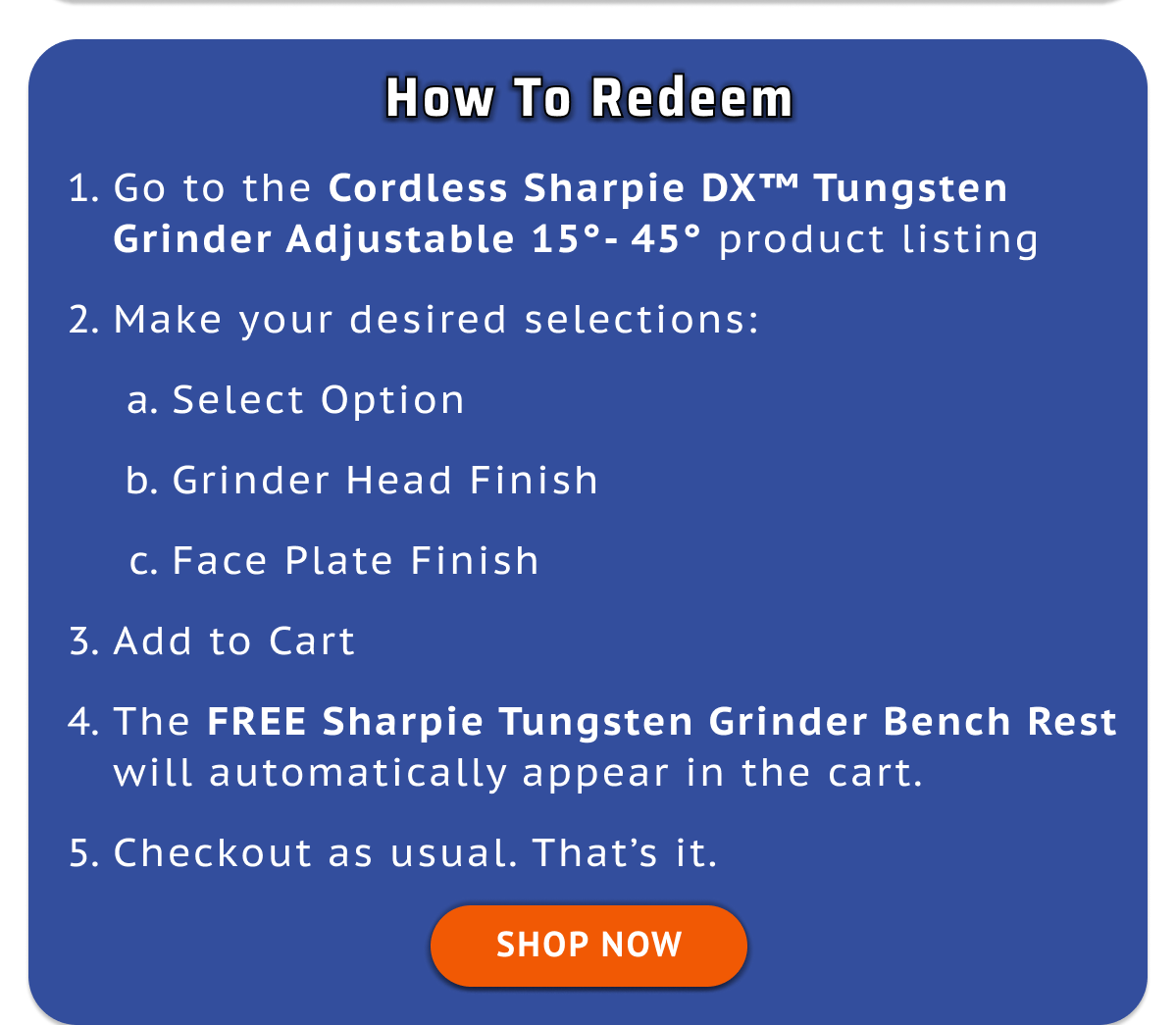 link to cordless sharpie tungsten grinder