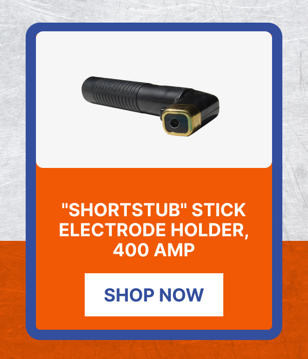 "ShortStub" Stick Electrode Holder, 400 Amp