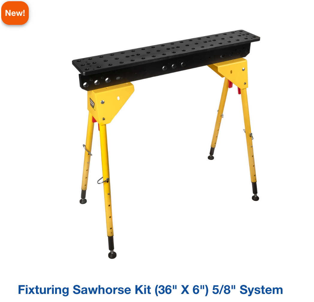 Fixturing Sawhorse Kit (36" x 6") 5/8" System