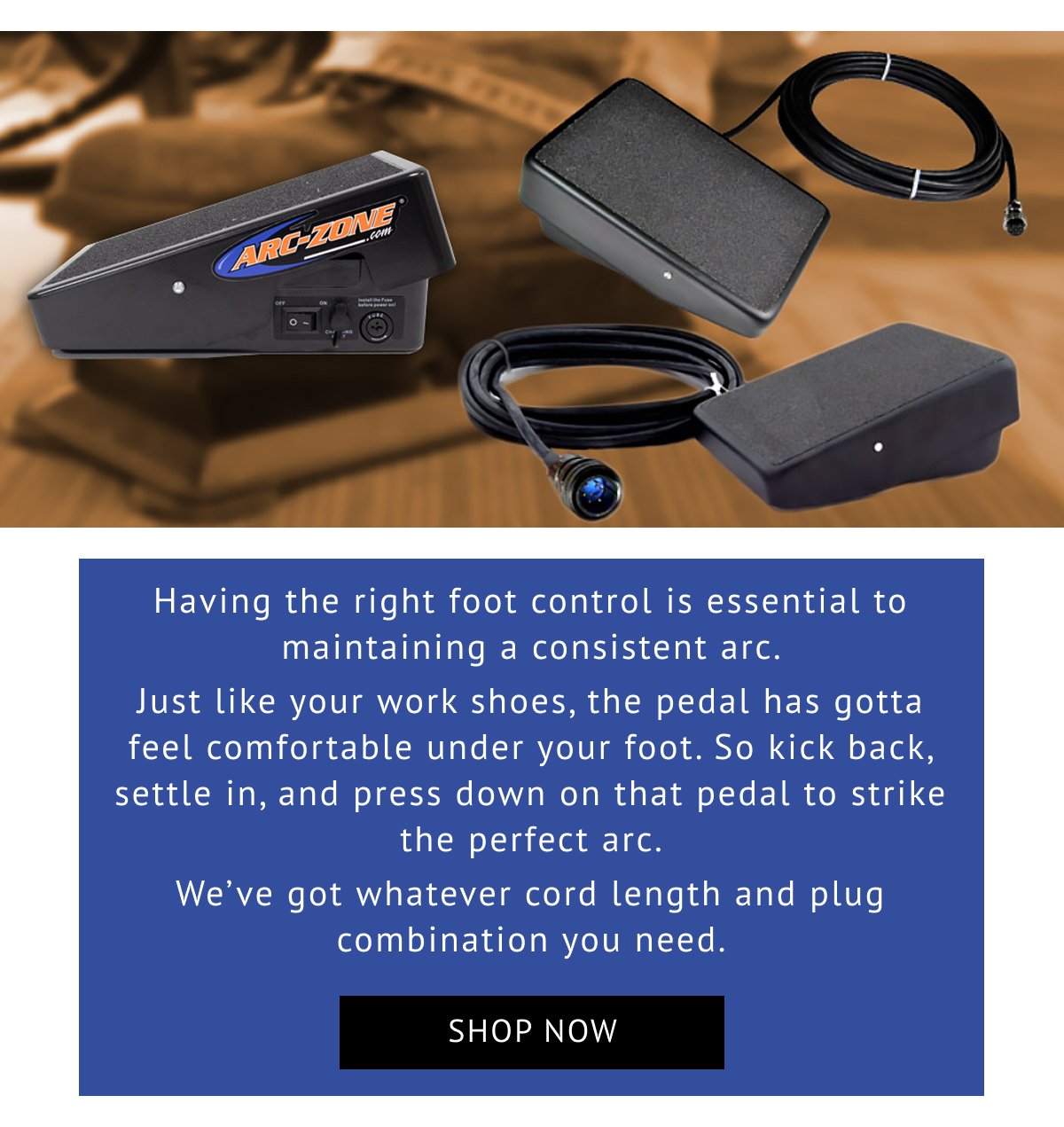 wireless and wire foot pedal