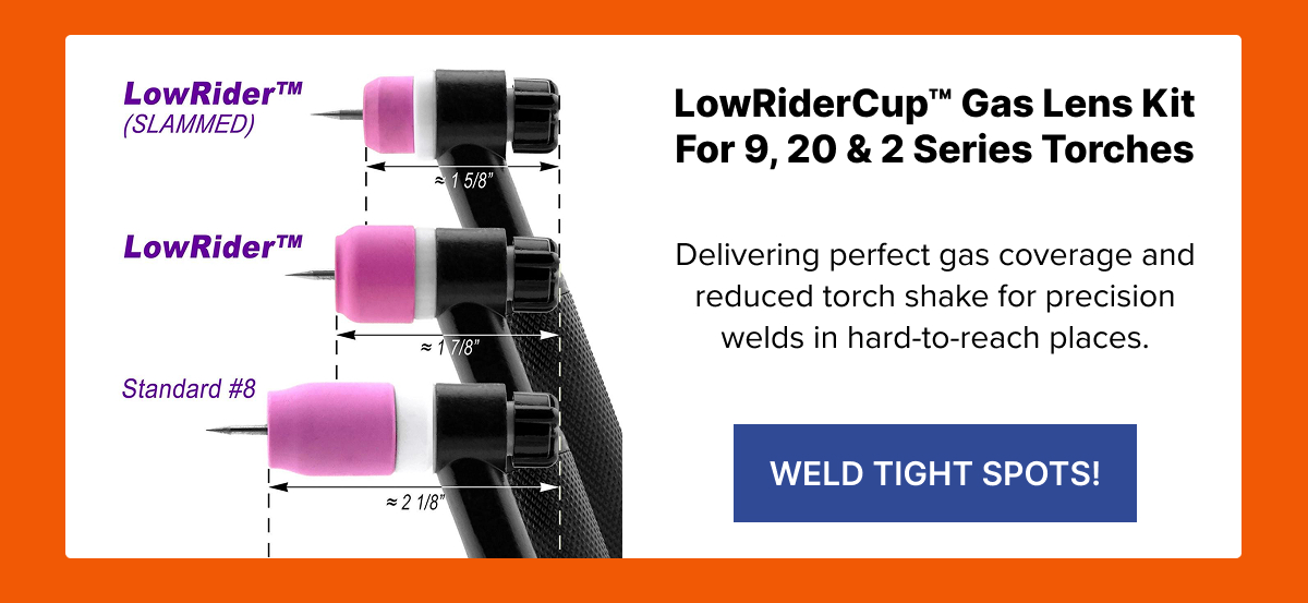 LowRiderCup Low Profile Gas Lens Kit