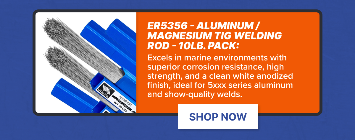 ER5356 - Aluminum / Magnesium TIG Welding Rod - 10lb. Pack