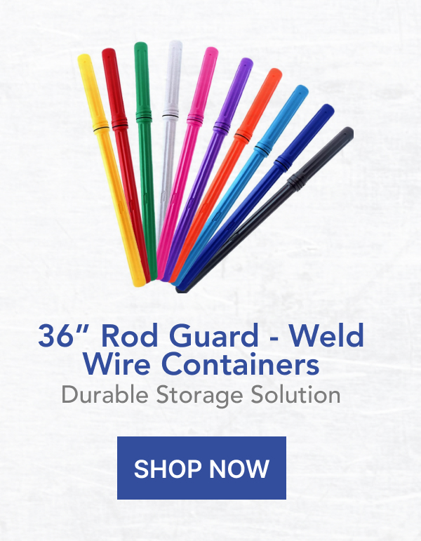 36” Rod Guard - Weld Wire Containers Durable Storage Solution