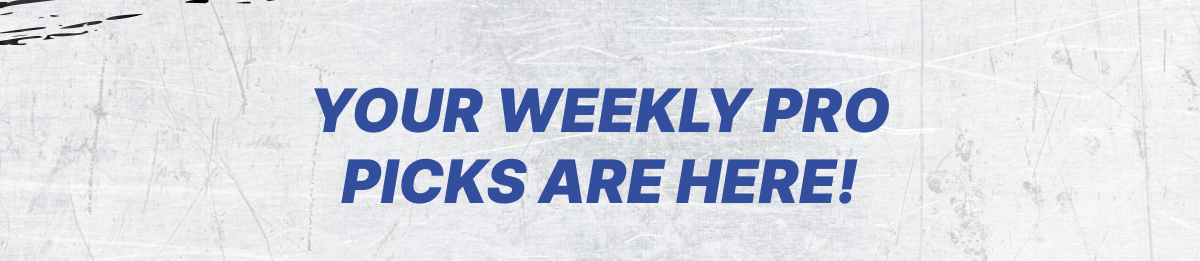 Your Weekly Pro Picks Are Here!