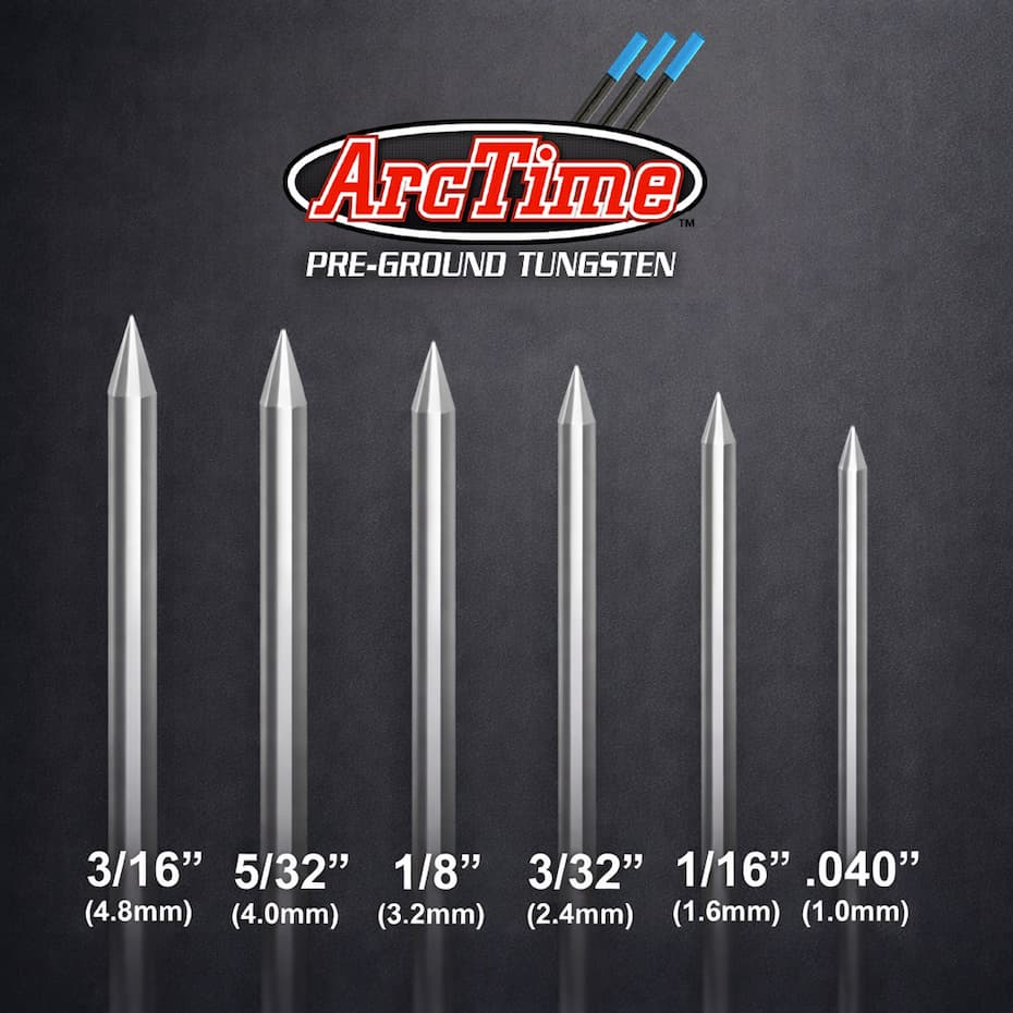 NEW PRE-GROUND ArcTime™ Hybrid Tungsten Electrodes!