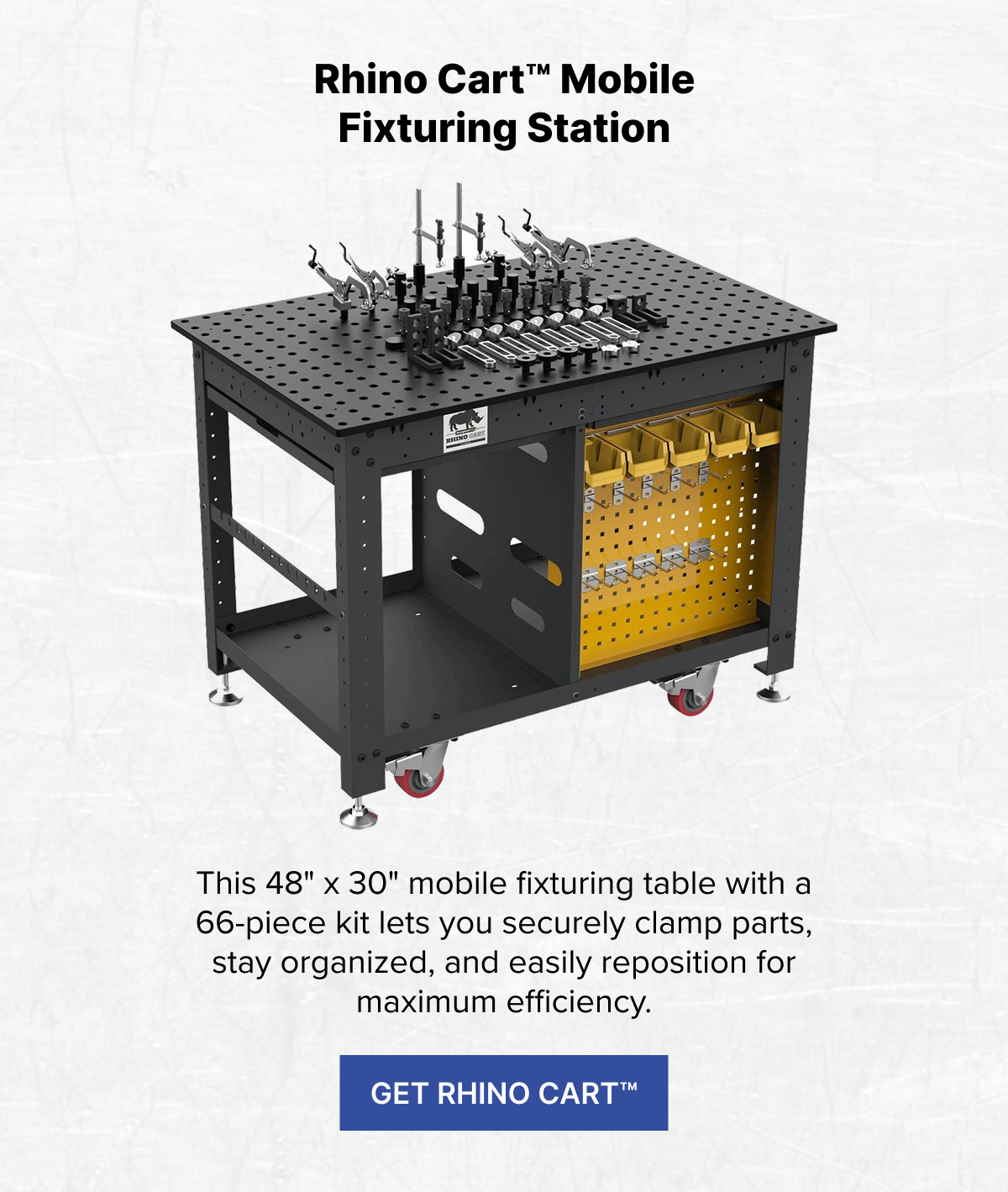 Rhino Cart Mobile Fixturing Station
