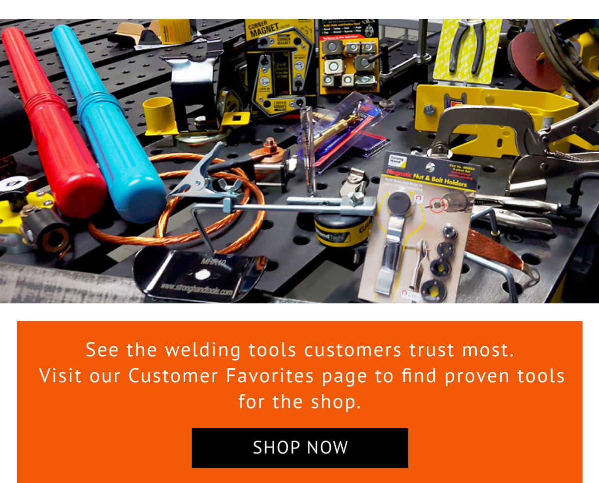 variety of welding accessories