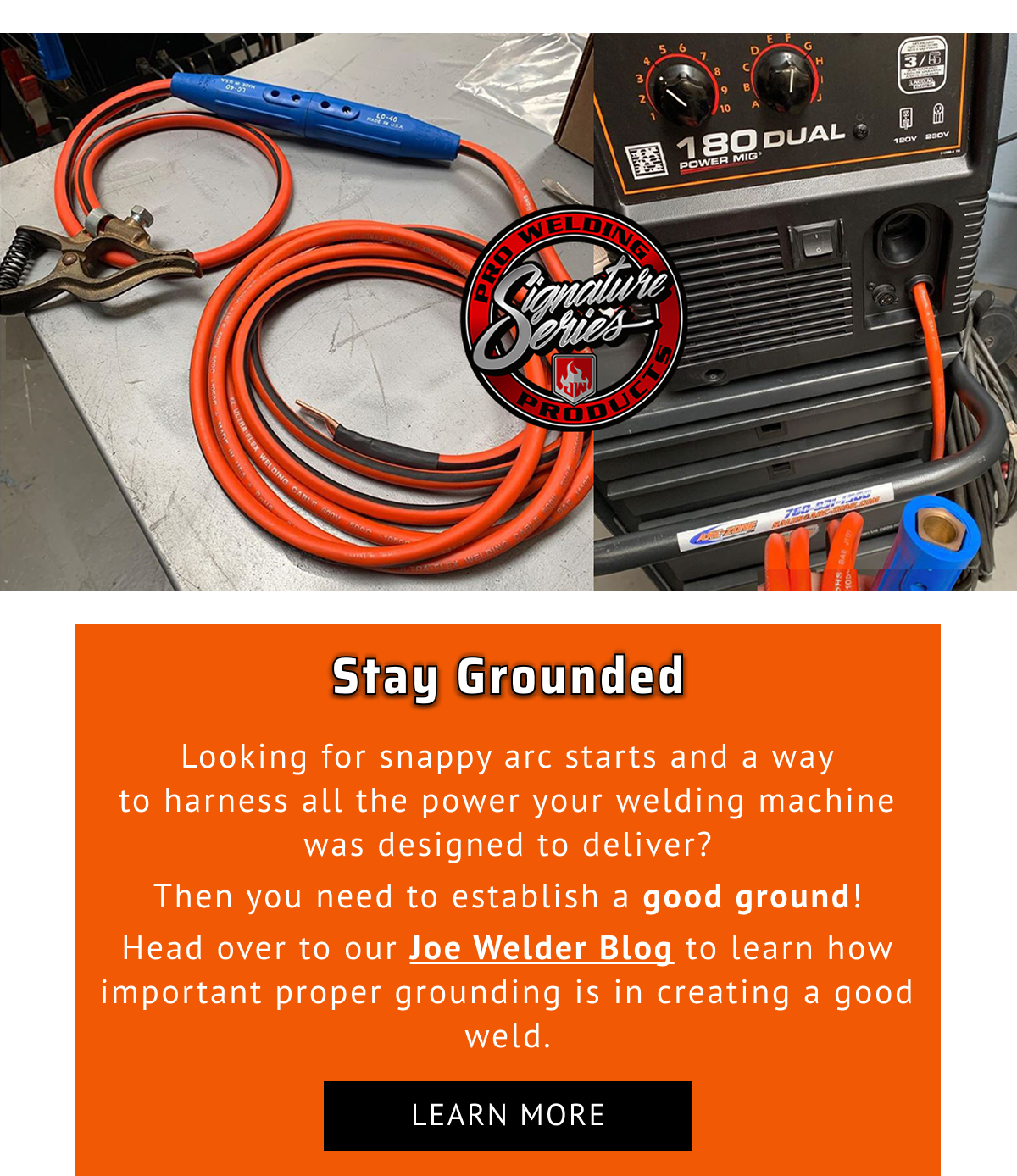 The Importance of a Good Ground or Work Lead Connection