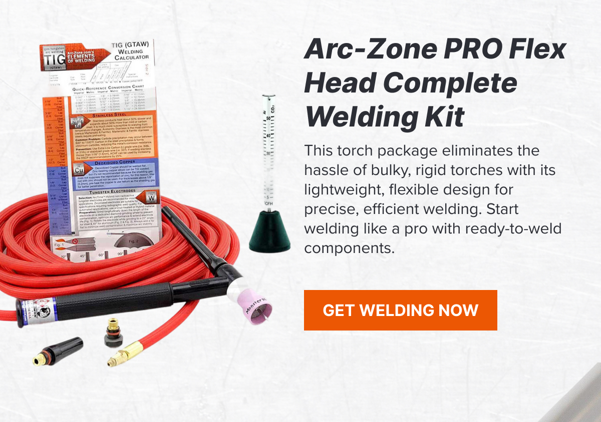Arc-Zone PRO Flex Head Complete Welding Kit