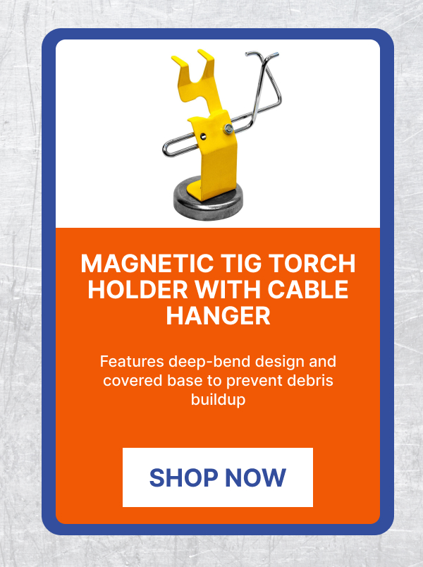 Magnetic TIG Torch Holder with Cable Hanger