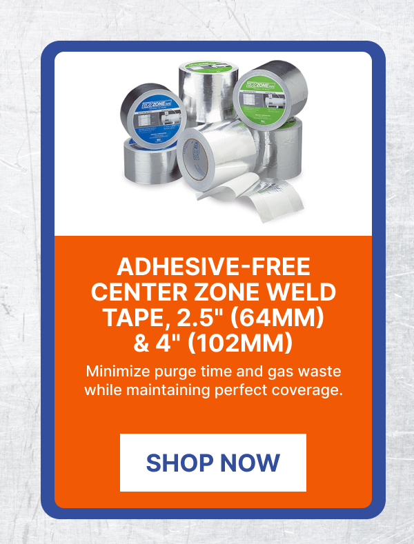 Adhesive-Free Center Zone Weld Tape