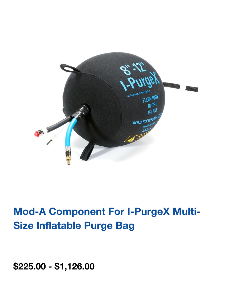 Mod-A Component for I-PurgeX Multi-Size Inflatable Purge Bag