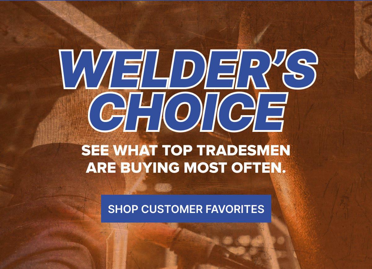 See what top tradesmen are buying most often.