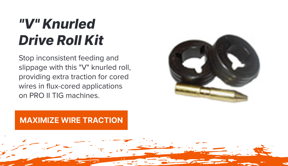 "V" Knurled Drive Roll Kit
