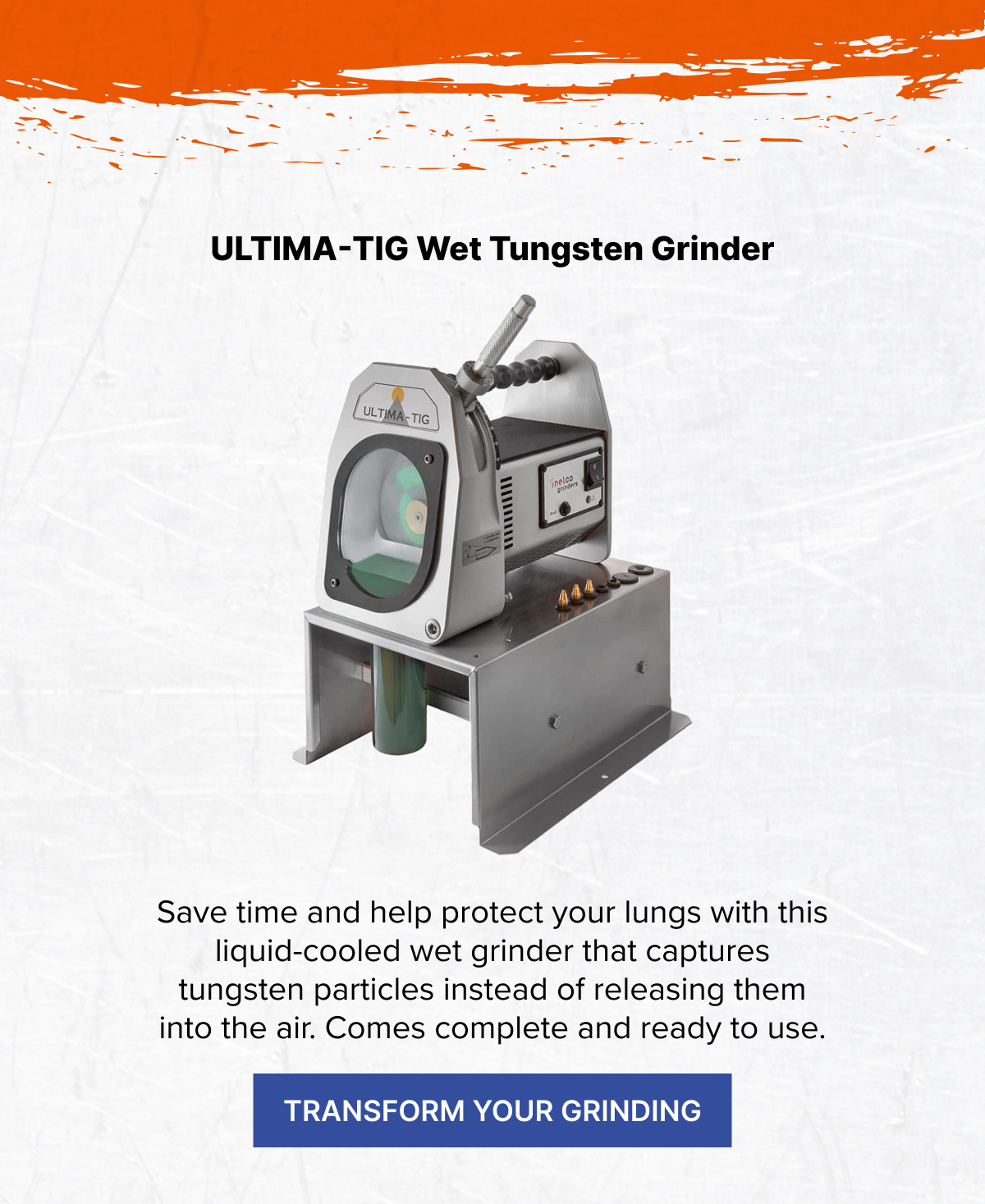 ULTIMA-TIG Wet Tungsten Grinder