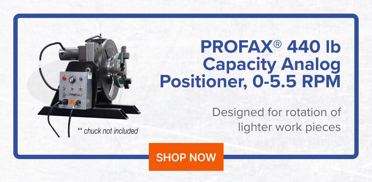 PROFAX® 440 lb Capacity Analog Positioner, 0-5.5 RPM