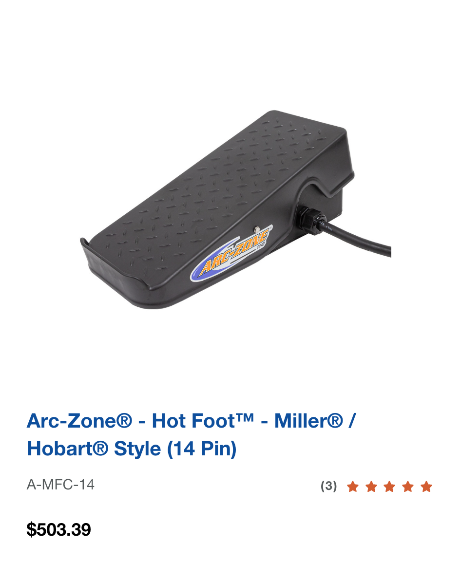 Arc-Zone® - Hot Foot™ - Miller® / Hobart® Style (14 Pin)