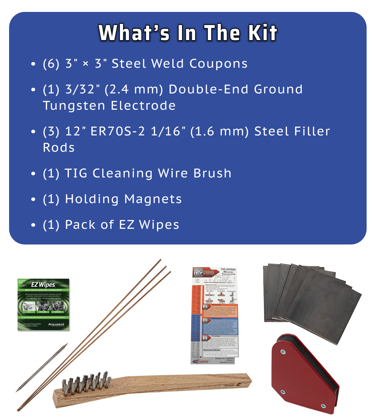 Weld Coupon Kit - Steel