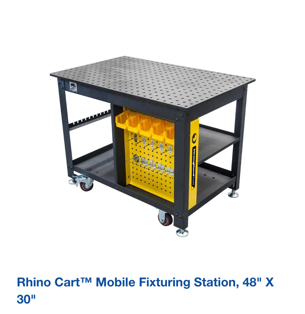 Rhino Cart™ Mobile Fixturing Station, 48" x 30"