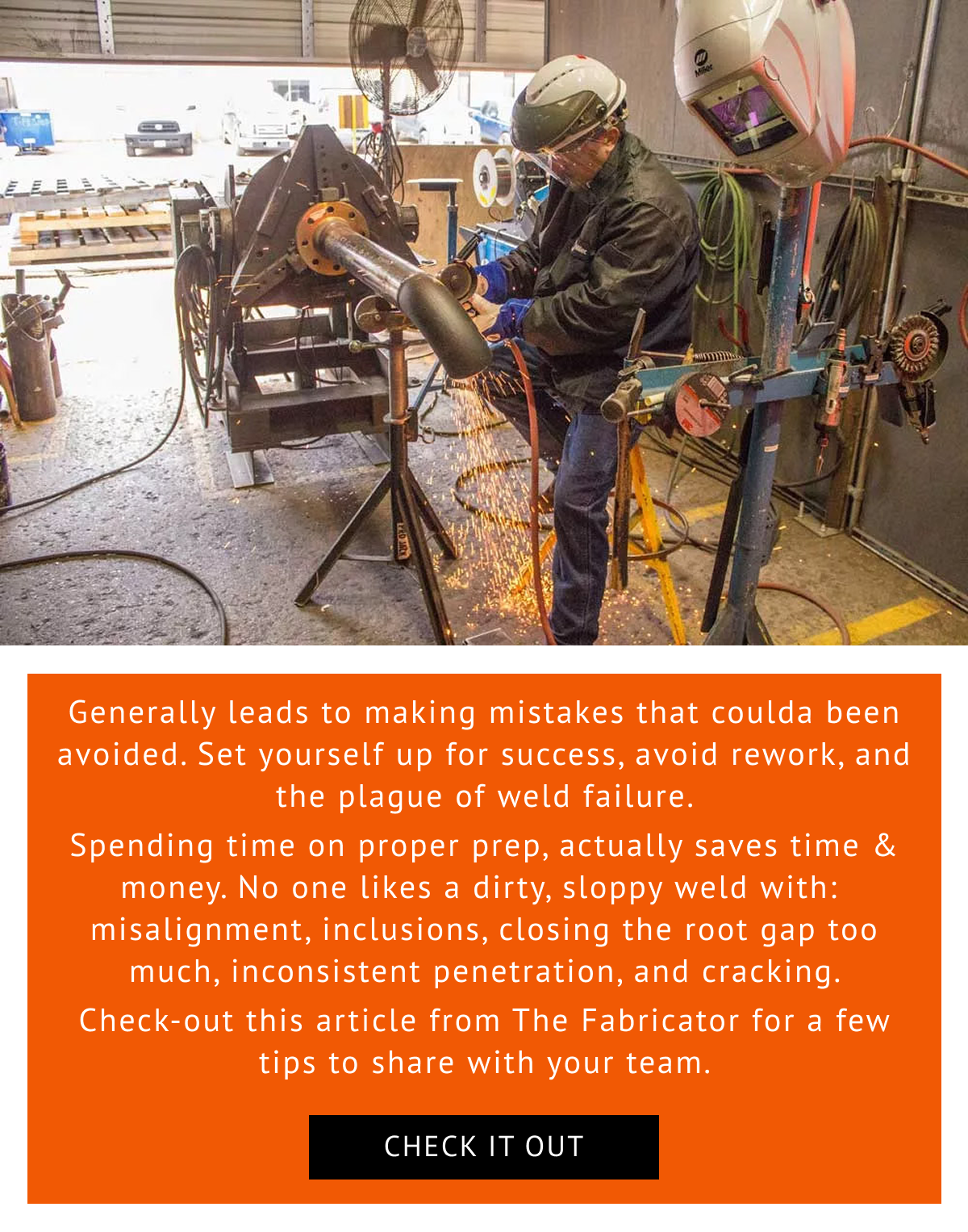 article on pipe welding