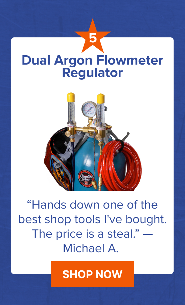 Dual Argon Flowmeter Regulator