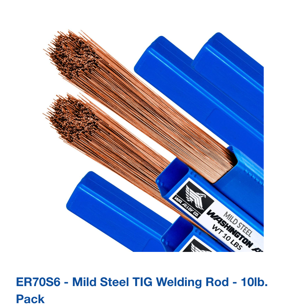 ER70S6 - Mild Steel TIG Welding Rod - 10lb. Pack