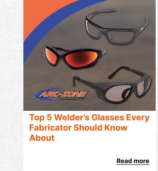 Top 5 Welder's Glasses Every Fabricator Should Know About