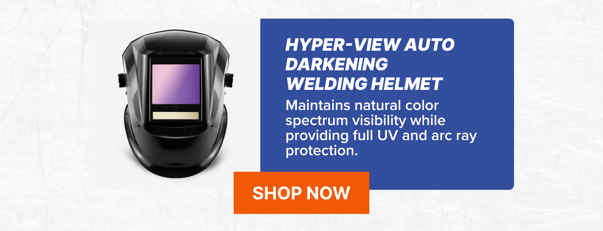 Hyper-View Auto Darkening Welding Helmet
