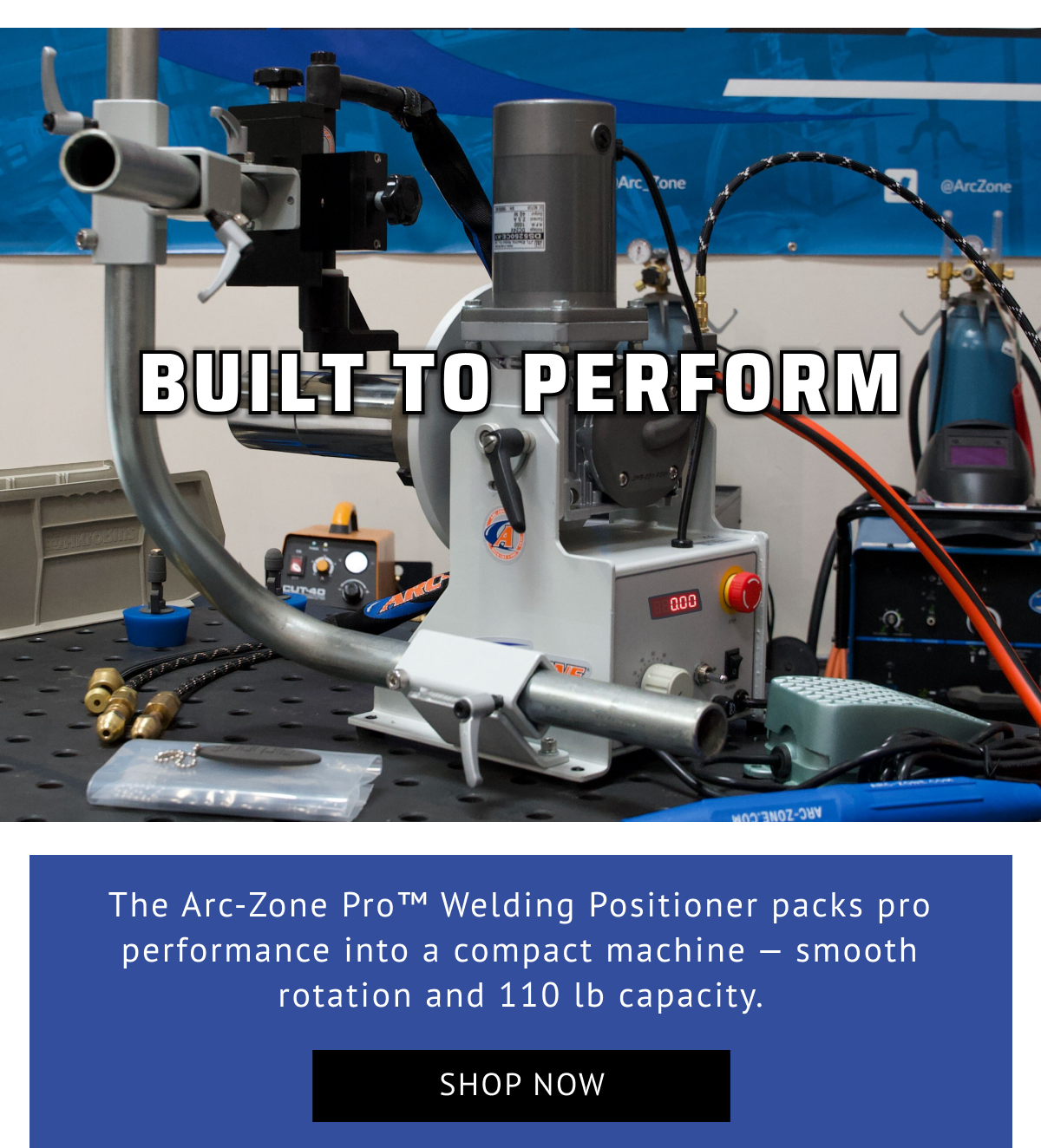 Arc-Zone Pro™ 110lb Capacity Digital Positioner, 0.5 - 8 RPM