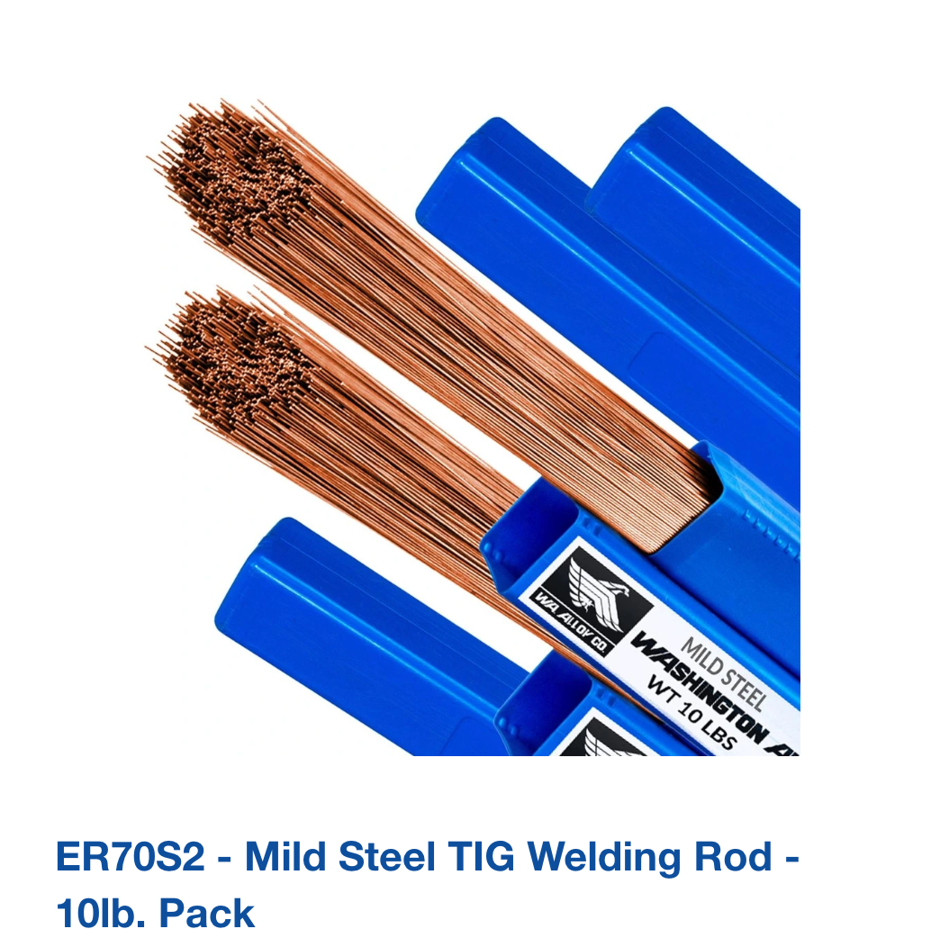 ER70S2 - Mild Steel TIG Welding Rod - 10lb. Pack
